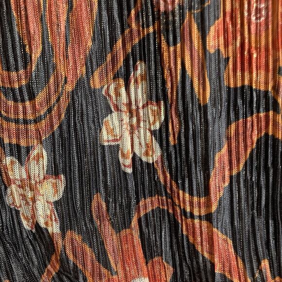 Joie Women's Floral Pleated Blouse Size M Victorian Whimsigoth Old Money‎ Career - Picture 11 of 11